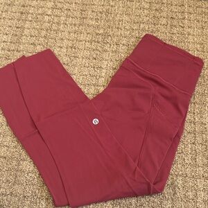 Lululemon Burgundy Leggings